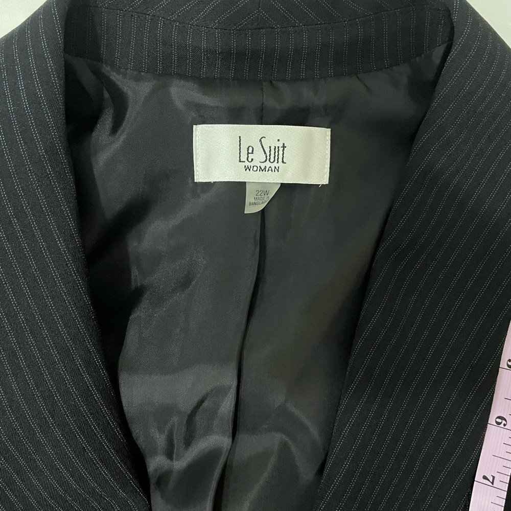 NWT Le Suit Black Blazer Professional Tailored - Picture 6 of 16
